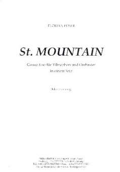 St. Mountain für Vibraphon und Orchester