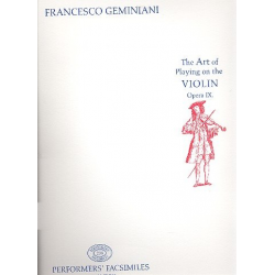 The Art of Playing the Violin op.9 - Francesco Geminiani