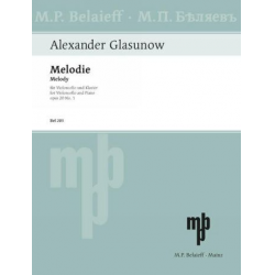 Melodie op.20 Nr.1  : - Alexander Glasunow