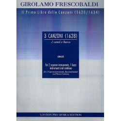 Il primo libro delle canzoni (1628) - 3 canzoni - Girolamo Frescobaldi