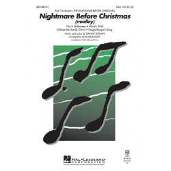 Nightmare Before Christmas - SAB - Danny Elfman / Arr. Alan Billingsley