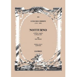 Notturno Es-Dur für 2 Violinen - Luigi Boccherini