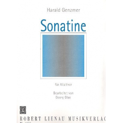 Sonatine für Altzither - Harald Genzmer