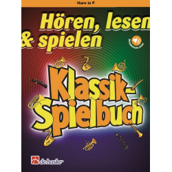 Hören, Lesen & Spielen - Klassik - Spielbuch - Horn und Klavier (+Audio Online) - Markus Schenk