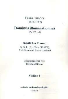 Dominus illuminatio mea für Alt, gem Chor,