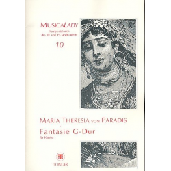 Fantasie G-Dur für Klavier - Maria Theresia von Paradis