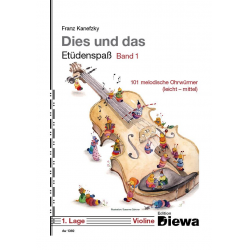 Dies und das - Etüdenspaß Band 1 für Violine - Franz Kanefzky