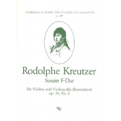 Sonate F-Dur op.16,2 für - Rodolphe Kreutzer