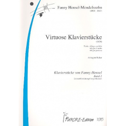 Virtuose Klavierstücke (1838) - Fanny Cecile Mendelssohn (Hensel)