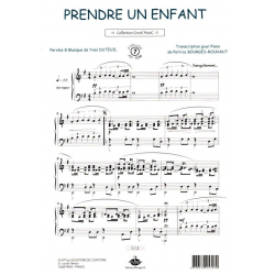 Prendre un enfant par la main: pour piano - Yves Duteil