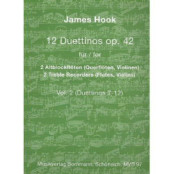 12 Duettinos op.42 Band 2 (Nr.7-12) - James Hook