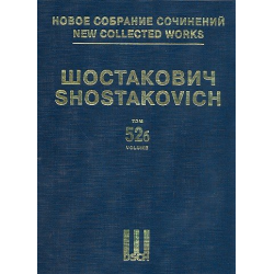 New collected Works Series 4 vol.52b - Dmitri Shostakovitch / Schostakowitsch