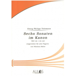 6 Sonaten im Kanon TWV: 118-123 - Georg Philipp Telemann