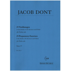 24 Vorübungen op.37 - Jacob Dont