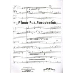 Piece for Percussion - Mitchell Peters