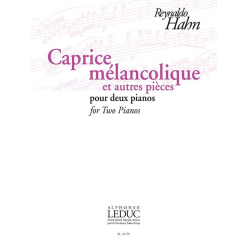 AL30770 Caprice mélancolique et autres pièces - - Reynaldo Hahn
