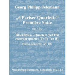 6 Pariser Quartette - Georg Philipp Telemann