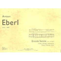 Grande sonate op.10,2 für Klarinette, - Anton Franz Joseph Eberl