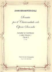 Sonata op.2 für Cembalo oder - Johann Abraham Peter Schulz
