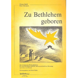 Zu Bethlehem geboren für 2 Blockflöten - Christa Rahlf