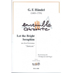 Let the bright Seraphim für 2 Trompeten und Orgel - Georg Friedrich Händel (George Frederic Handel) / Arr. Matthias Eckart