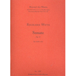 Sonate op.33 - Richard Wetz