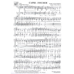 Capri-Fischer für gem Chor - Gerhard Winkler