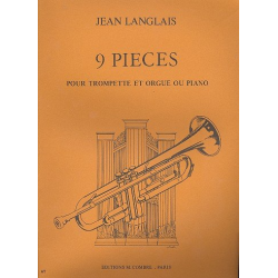 9 pièces pour trompette et orgue - Jean Langlais