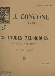 25 Études mélodiques op.24 - Giuseppe Concone