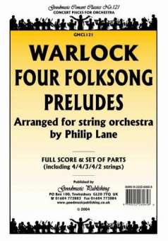 Four Folksong Preludes (Lane) Pack String Orchestra