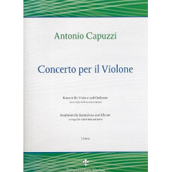 Konzert D-Dur für Violone und Orchester - Antonio Capuzzi