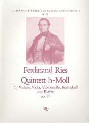 Quintett h-Moll op.74 für Violine, Viola, - Ferdinand Ries
