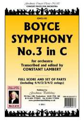 Symphony No.3 in C (Lambert) Pack Orchestra - William Boyce / Arr. Constant Lambert