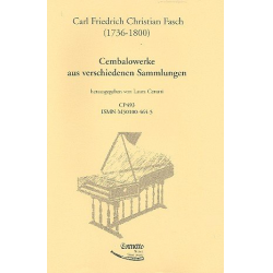 Cembalowerke aus verschiedenen - Carl Friedrich Christian Fasch