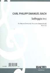Solfeggio c-Moll W117,2 für Klavier - Carl Philipp Emanuel Bach