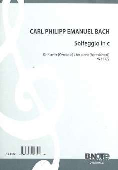 Solfeggio c-Moll W117,2 für Klavier