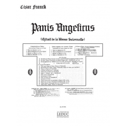 FRANCK : PANIS ANGELICUS/N017 - César Franck