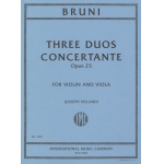 Three Duos Concertante Opus 25 - Antonio Bartolomeo Bruni / Arr. Joseph Vieland