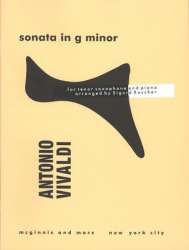 Sonata Nr.6 g-moll für Saxophon & Klavier - Antonio Vivaldi / Arr. Sigurd M. Rascher
