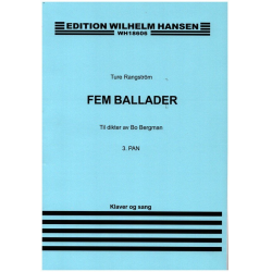 Pan from 5 Ballader - Ture Rangström