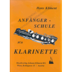 Anfängerschule Klarinette - Hans Kliment jun.
