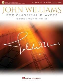 John Williams for Classical Players for Clarinet and Piano with Recorded Accompaniments