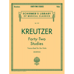 42 Studies Transcribed for the Viola - Rodolphe Kreutzer