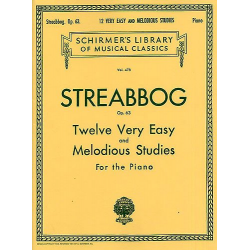 12 Very Easy and Melodious Studies, Op. 63 - Ludwig Streabbog