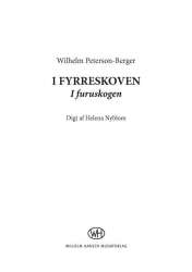 I Fyrreskoven - Wilhelm Peterson-Berger