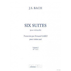 6 suites pour violoncelle - Johann Sebastian Bach