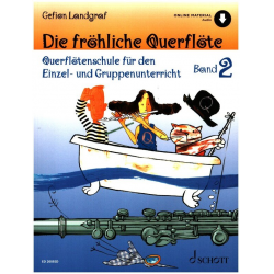 Die fröhliche Querflöte Band 2 (+Online Audio) - Gefion Landgraf