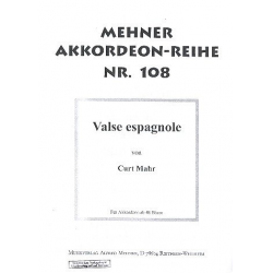 Valse espagnole für Akkordeon - Curt Mahr