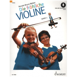 Die fröhliche Violine Band 2 (+Online Audio) - Renate Bruce-Weber