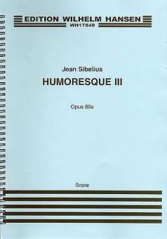 Humoresque III Op. 89a